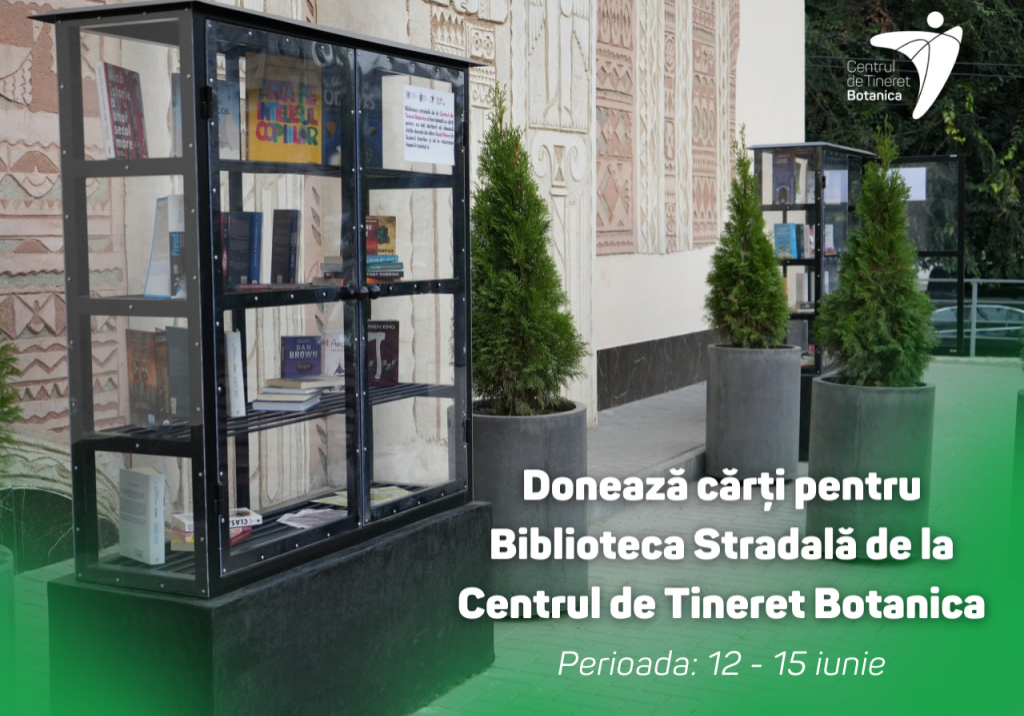 Donează cărți pentru Biblioteca Stradală de la Centrul de Tineret Botanica (2)